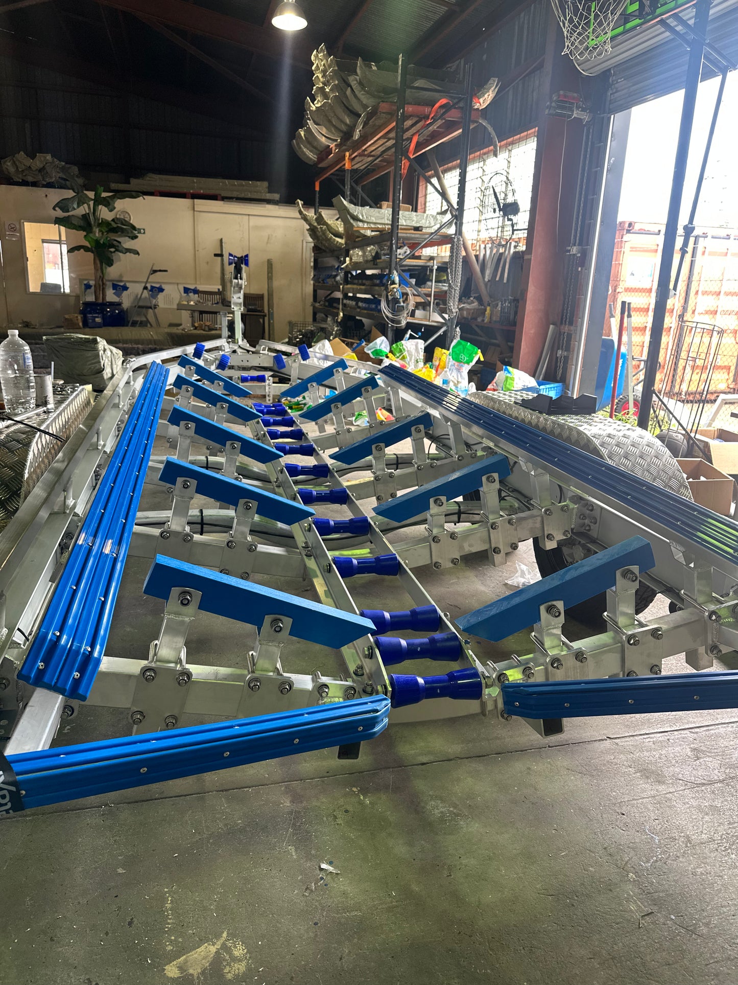 Self Centring Boat Trailer Skids - FULL ALUMINIUM & STAINLESS STEEL